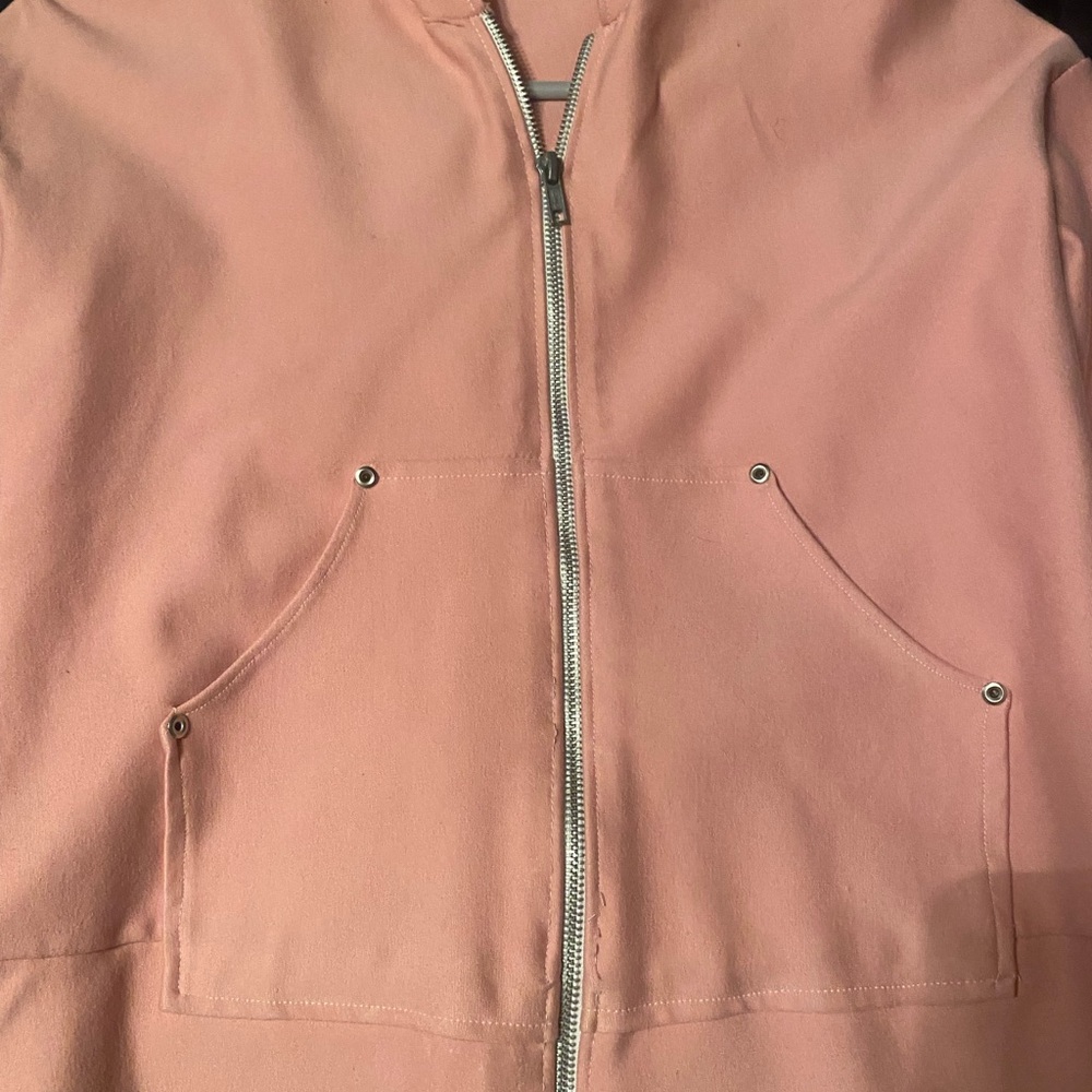 Pink Zip-Up Jacket XS